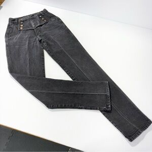 Vintage Rocky Mountain Washed Black Jeans Waist Size 27/5 Straight Leg Sailor